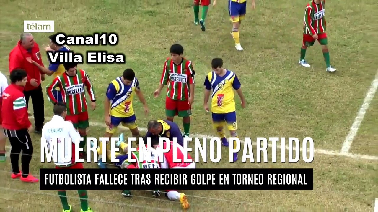 Jogador morre após levar joelhada na cabeça