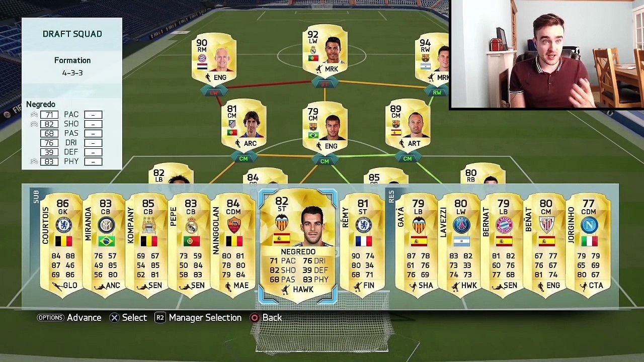 THE BEST FIFA 16 FUT DRAFT EVER!!! RONALDO, MESSI AND MORE IN ONE FIFA 16 SQUAD!!!