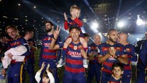 La fiesta del doblete: parlamentos de Luis Enrique y los jugadores