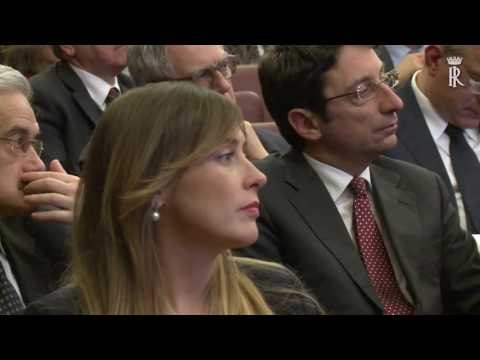 Roma - Mattarella alla presentazione del libro Europa politica e passione (19.05.16)