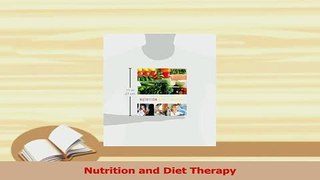Read  Nutrition and Diet Therapy Ebook Free