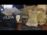 Roma - Nasconde 15 chili di marijuana sul balcone alla Garbatella (20.05.16)