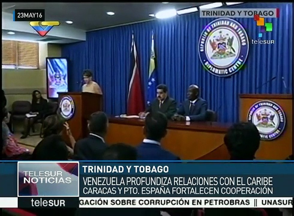 Venezuela estrecha lazos con Trinidad y Tobago