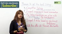 Free English Lessons   Phrases to get the best salary in a job interview   Job Interview skills