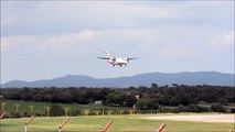[Bright Flight ATR 42-300(F) LZ-ETM] Landing at Girona - Costa Brava Airport