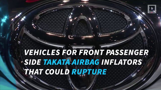 Toyota recalls 1.6 million U.S. vehicles for Takata air bags