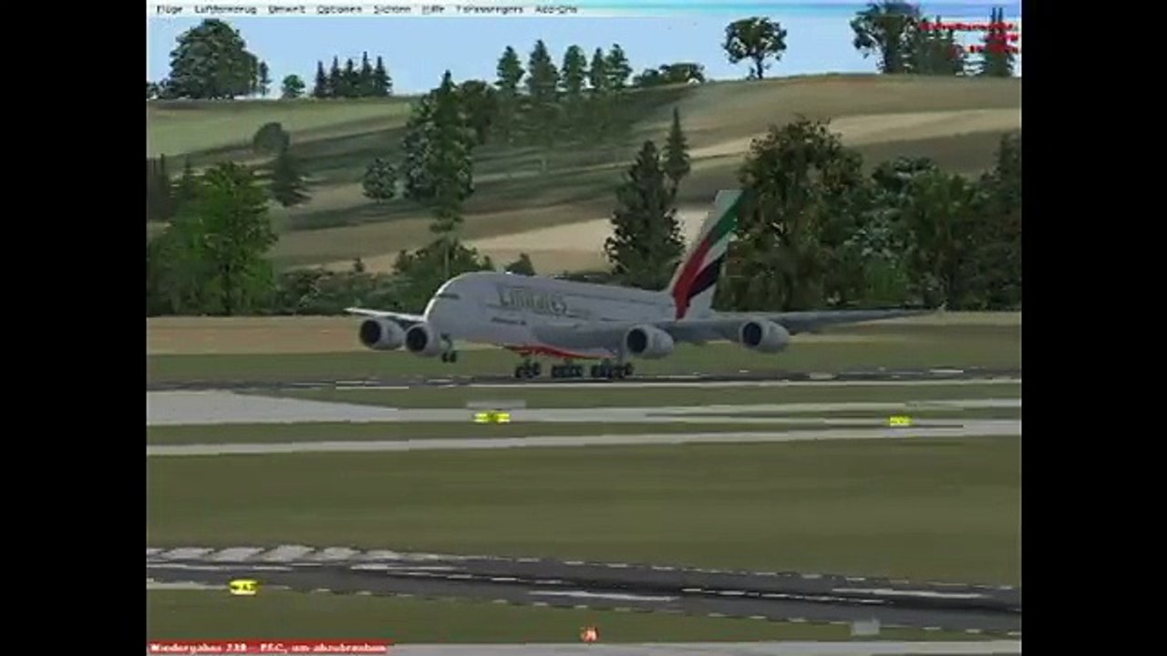 Airbus A380 Start & Landing At Vienna Airport [FSX]