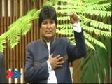 Recibimiento de Evo Morales por Raul Castro en Cuba !
