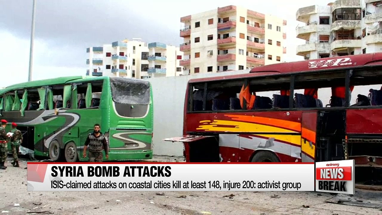 ISIS-claimed bomb attacks in Syria kill at least 148