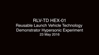 India Launches Mini Space Shuttle RLV-TD HEX-01