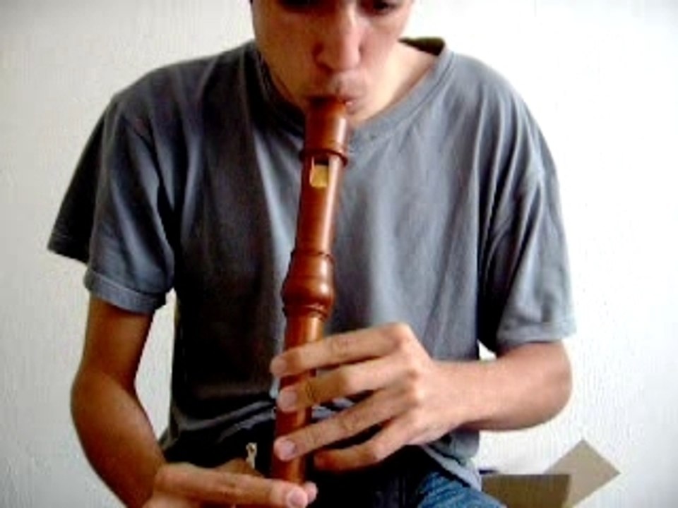 Etude en sol mineur pour flûte à bec