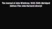 [Read PDF] The Journal of John Winthrop 1630-1649: Abridged Edition (The John Harvard Library)