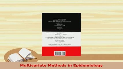 Download the Full PDF of 'Multivariate Methods in Epidemiology' 📘