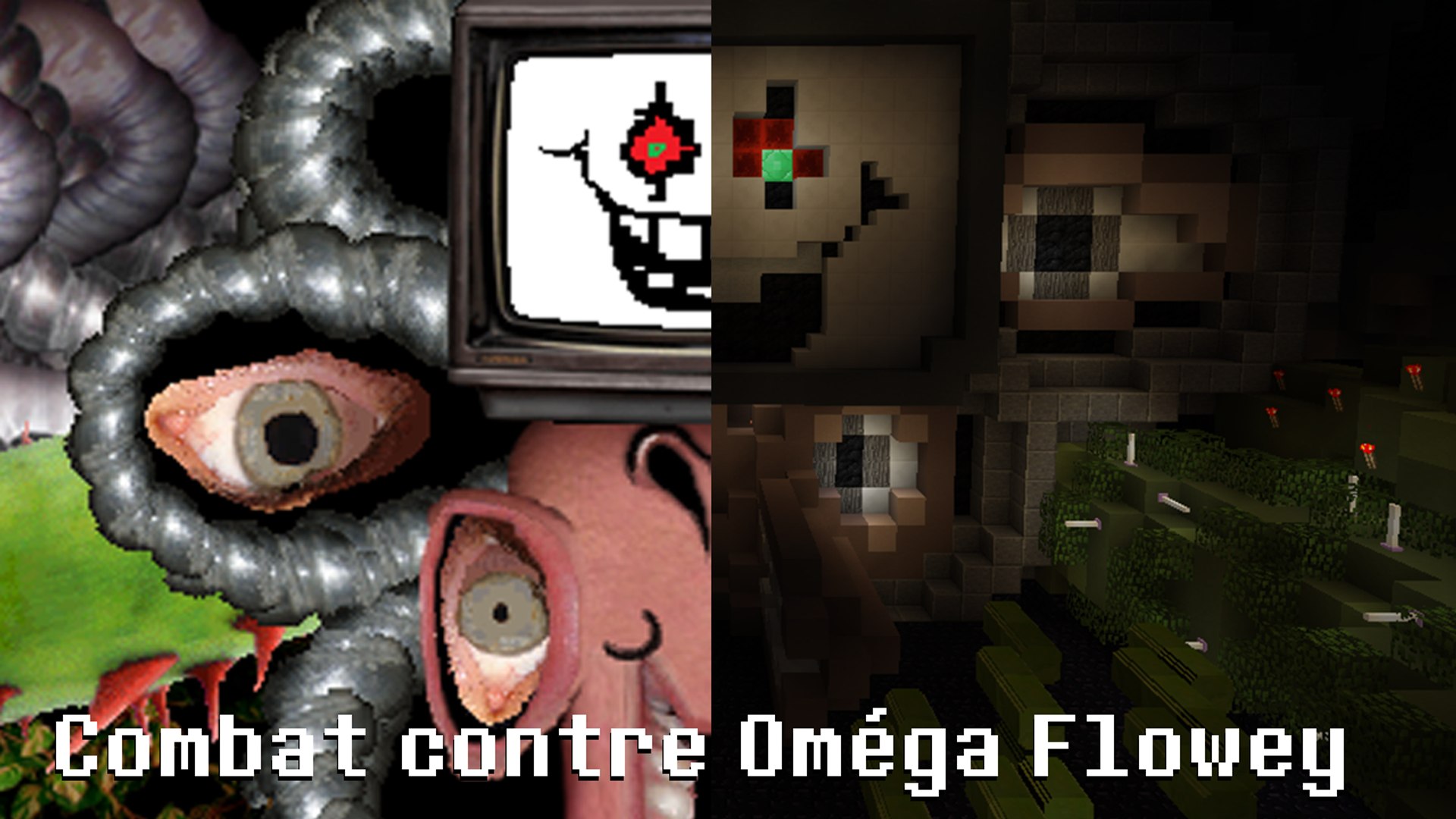 Combat contre Omega Flowey dans Minecraft ! - Vidéo Dailymotion