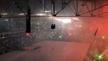 Vodafone Arena Beşiktaş 2015-2016 stadyum havai fişek show Mükemmel görüntüler