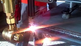 Oxy Fuel Cutting Automation - Scarfing - KAT® Cutting Automation Carriage - YouTube