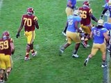 UCLA Bruins upsets USC Trojans 38 to 28 and becomes the PAC 12 South Champs