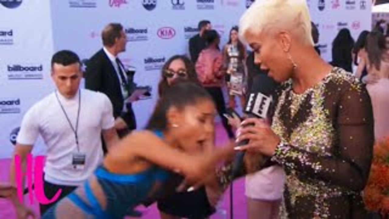 Ariana Grande Trips At Billboard Music Awards 2016 - VIDEO