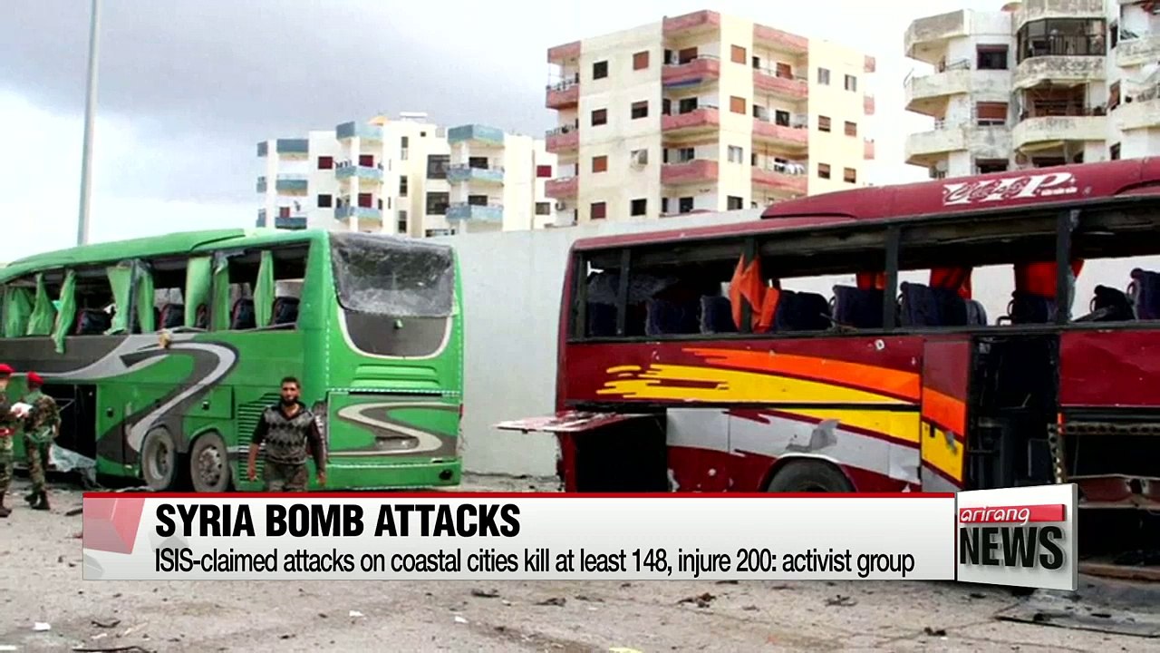 ISIS-claimed bomb attacks in Syria kill at least 148