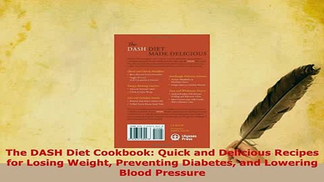 Download The DASH Diet Cookbook Quick and Delicious Recipes for Losing Weight Preventing Diabetes PDF Online