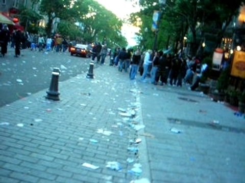 Les rues de Québec à 6h du mat