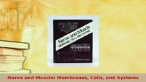 Download  Nerve and Muscle Membranes Cells and Systems  EBook