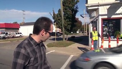 Giant Hole Saw in Front of the Lab