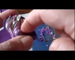 orecchini -cuore-con seta shibory e tessitura embroidery