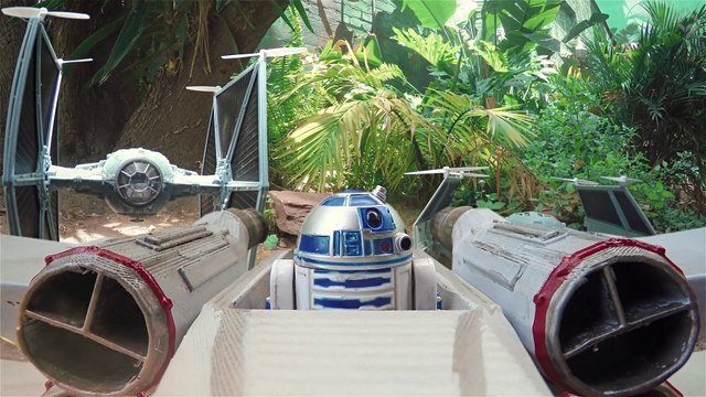 Combat de drones X-Wing et Tie Fighter si réaliste ! Star Wars Fan Film
