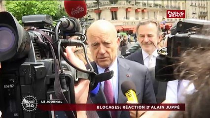 Blocage des raffineries : Réaction d'Alain Juppé
