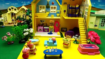 Peppa Pig Cow in the Garden   George joined the Poop