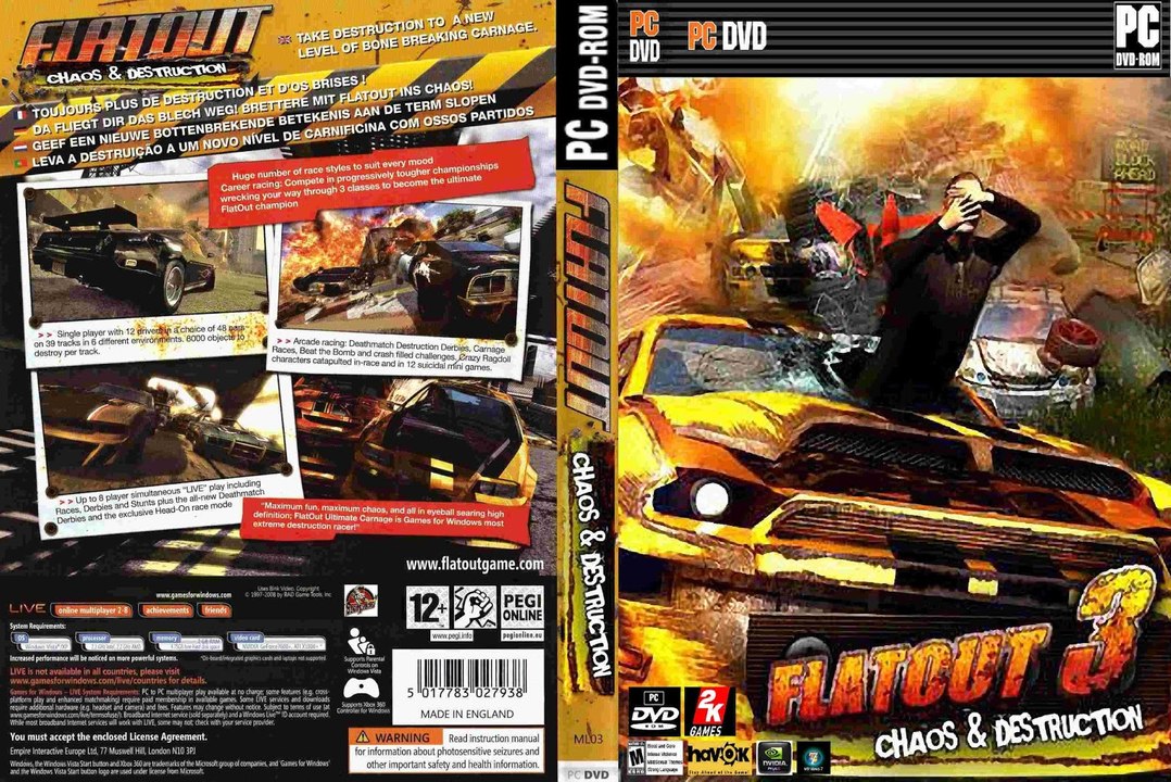 FlatOut 3_ Chaos & Destruction геймплейTrailer