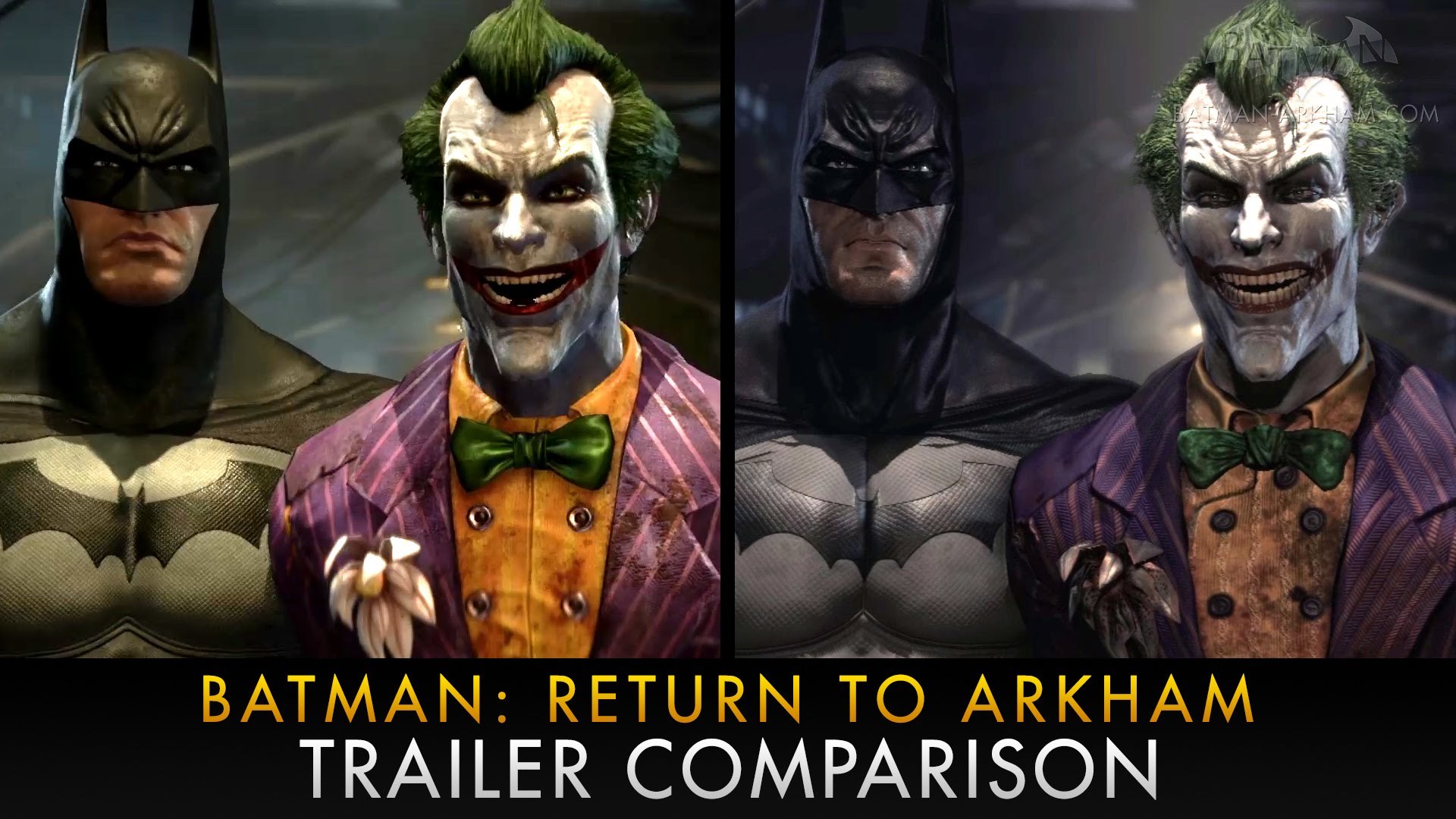 Batman: Return to Arkham Graphics Comparison - Video Dailymotion