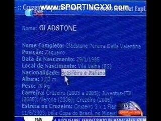 Gladstone em Alvalade e Paulo Bento renova - 12-06-2007 @ AF