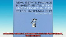 EBOOK ONLINE  Real Estate Finance  Investments Risks and Opportunities Second Edition  FREE BOOOK ONLINE