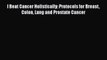 Read I Beat Cancer Holistically: Protocols for Breast Colon Lung and Prostate Cancer PDF Free
