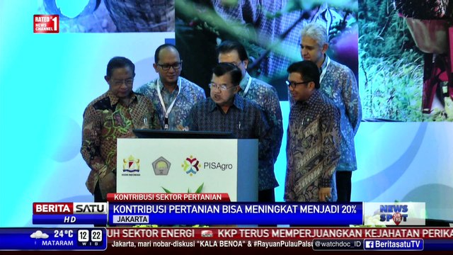 JK: Sektor Pertanian Hanya Sumbang 15 Persen Pertumbuhan Ekonomi