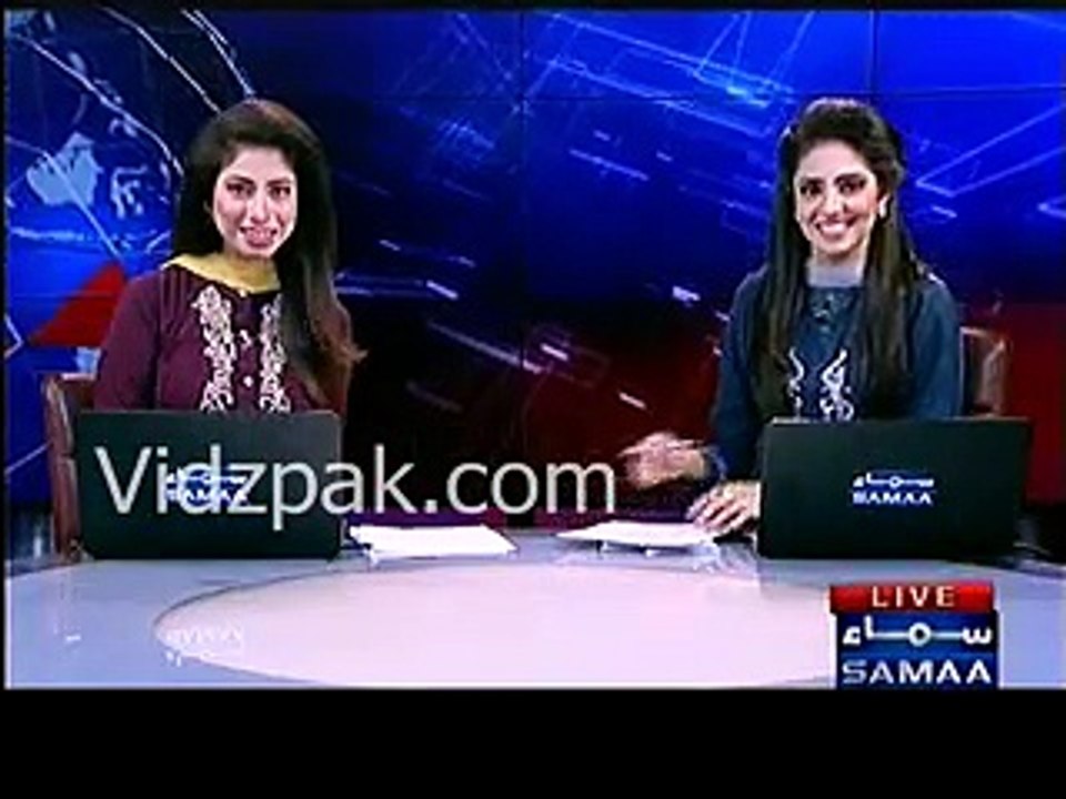 Chal Drame baaz kahin ke :- SAMAA News Female anchor on Karachi Police commmandos drama in protest