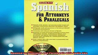 Free PDF Downlaod  Spanish for Attorneys and Paralegals with Audio CDs  BOOK ONLINE