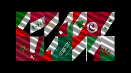 أعلام البلدان العربية على موسيقى وادي الذئاب شارك و انشر