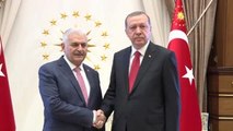 Cumhurbaşkanı Erdoğan, AK Parti Genel Başkanı Yıldırım'ı Kabul Etti