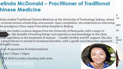 Nutritional medicine practitioner in Australia