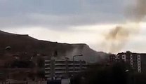 Turkish Cops Bombing Houses With Cannon in Kurdish Town Derik Friday 27 november 2015