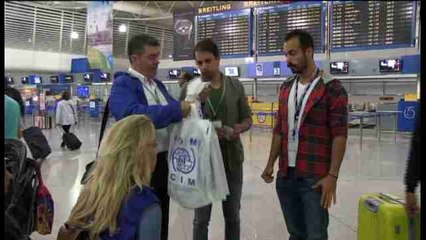 Parte desde Grecia el primer grupo de refugiados que acoge España