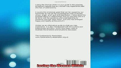 Free Full PDF Downlaod  Losing the Woman Within Full Free