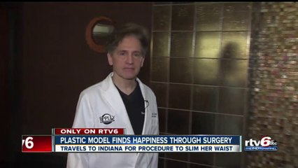 Plastic model finds happiness through surgery