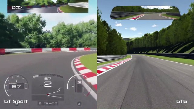 Gran Turismo Sport - vs - Gran Turismo 6 Comparison 60FPS Ferrari 458 Gameplay Nürburgring