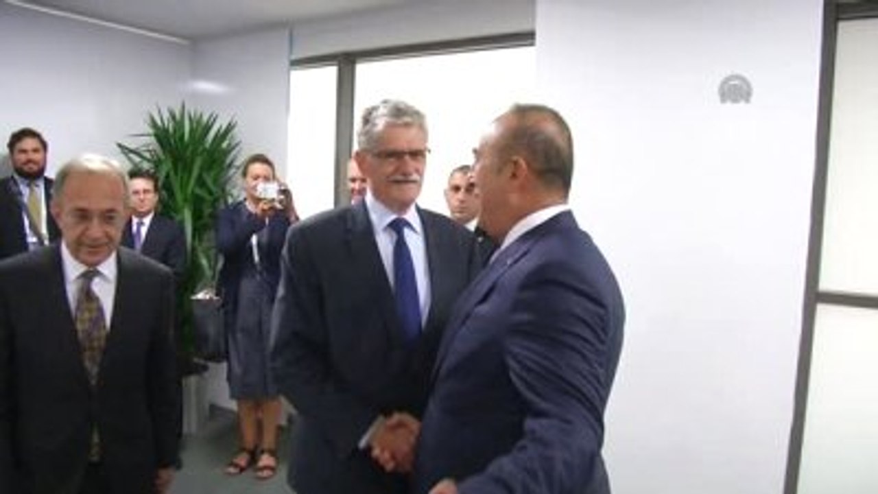 Dışişleri Bakanı Çavuşoğlu, BM Genel Kurul Başkanı Lykketoft ile Görüştü