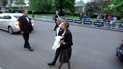 Sadiq Khan Jokes with photographer at  British Vogue 100 Gala Dinner