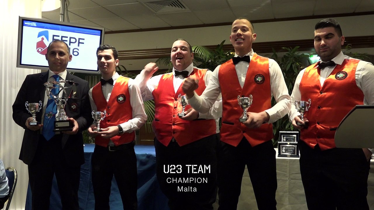 Championnats d'Europe 2016 : Remise des prix